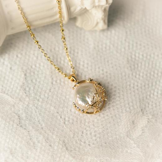 天然珍珠编织项链  送首饰盒+证书+礼袋  A-5543   Manreya玛芮雅 商品图3