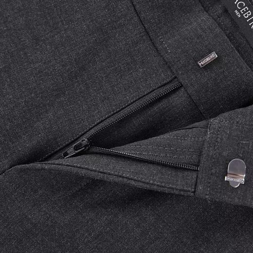 太平鸟男装 商务休闲裤男韩版深灰长裤男B1GGB3120 商品图3