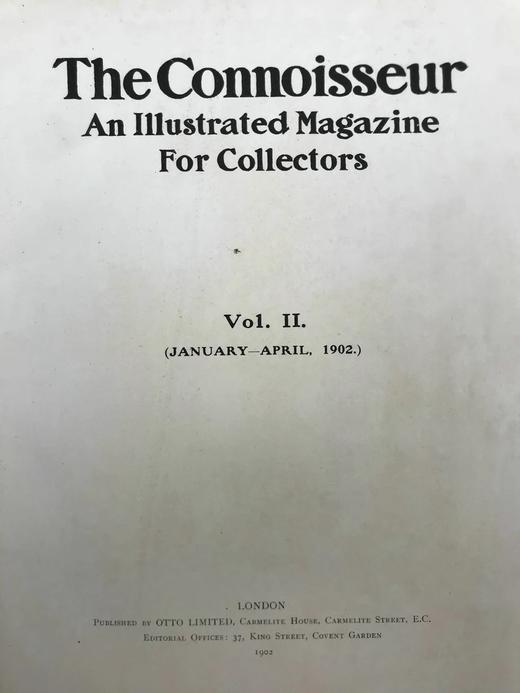1902年1-4月 鉴赏家杂志 数百幅插图 漆布精装16开 商品图2