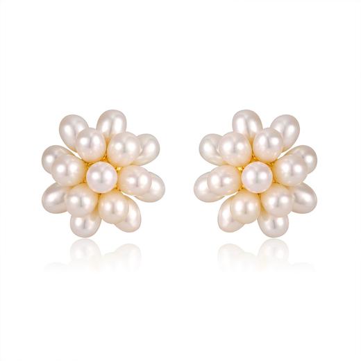 【演员-张予曦同款】Luxuriant Flowers繁花系列 | 心花简约耳钉 商品图1