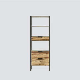 NS家居nsfurniture家居客进口铁艺实木复合展示柜/书柜NSCB-ELE L02