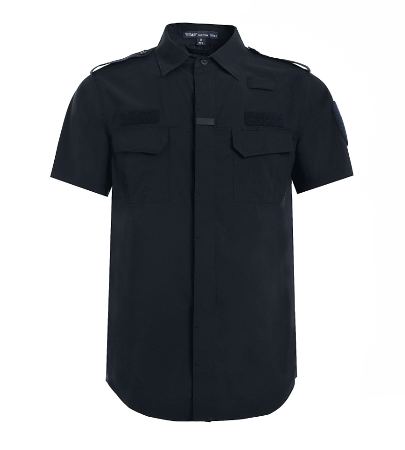 夏季速干作训短袖上衣-四面弹-藏蓝