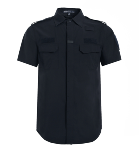 夏季速干作训短袖上衣-四面弹-藏蓝