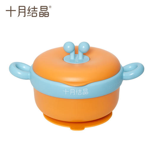 十月结晶婴儿保温碗辅食碗婴幼儿注水宝宝碗餐盘吸盘碗 商品图4