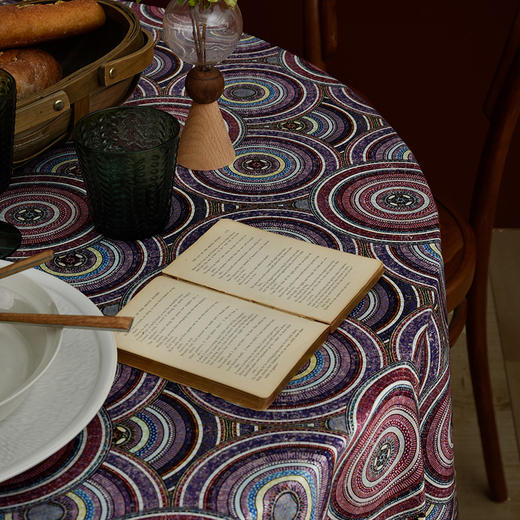 浪漫圆舞曲美式轻奢圆形桌布 商品图3