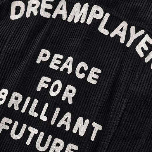 太平鸟男装灯芯绒印花夹克青年休闲外套潮B2BCB3309 商品图3