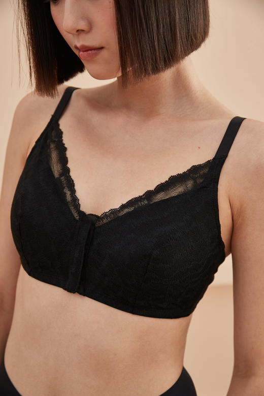 【云汐】爱慕前开扣义乳文胸 日本进口材料 便于穿脱 舒适透气 商品图6