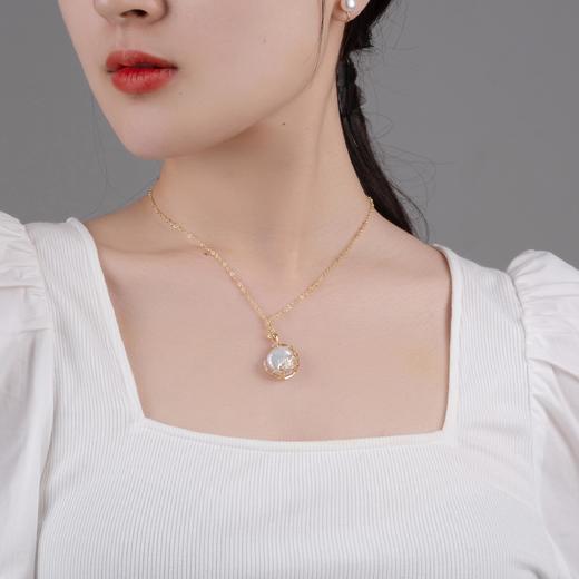 天然珍珠编织项链  送首饰盒+证书+礼袋  A-5543   Manreya玛芮雅 商品图2