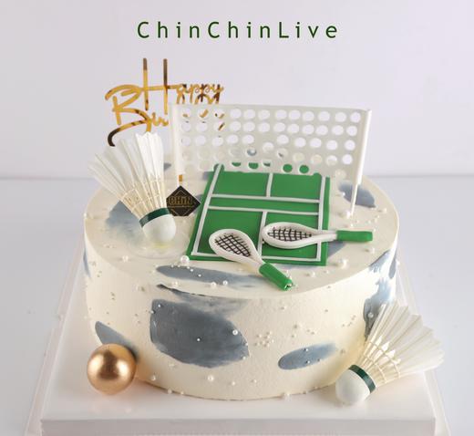 羽毛球氛围蛋糕 商品图0
