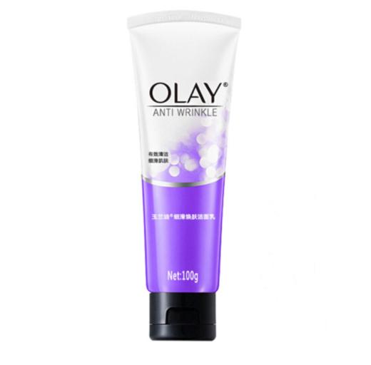 O| 玉兰油（OLAY）洗面奶洁面乳 细滑焕肤/乳液透亮洁面乳100g*2 商品图1