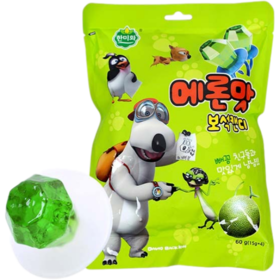 韩美禾 哈密瓜宝石戒指糖15g*4【中】 