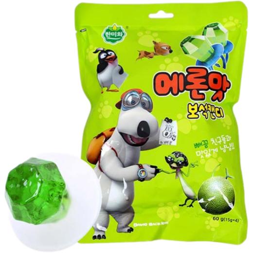 韩美禾 哈密瓜宝石戒指糖15g*4【中】  商品图0