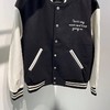 B2BCB3345太平鸟男装21秋季新款鬼灭之刃黑白棋盘格棒球服夹克998 商品缩略图2