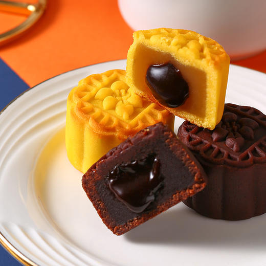 广州酒家熔岩流心奶黄月饼礼盒 商品图4