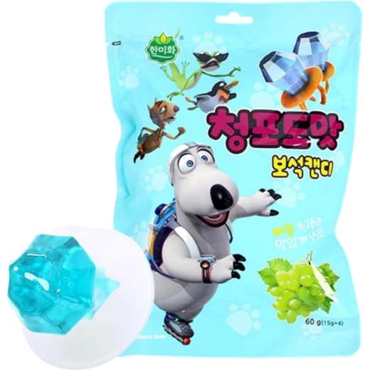 韩美禾 青葡萄宝石戒指糖15g*4【中 】  商品图0