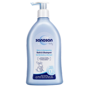 dx 哈罗闪婴儿净护二合一洗发沐浴露 儿童洗发水洗护宝宝新生儿 500ml