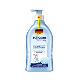 dx 哈罗闪婴儿净护二合一洗发沐浴露 儿童洗发水洗护500ml