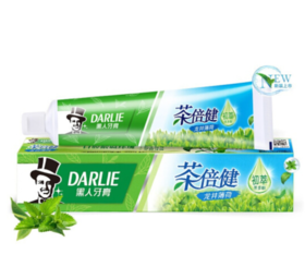 O| 黑人（DARLIE） 牙膏 超白茶倍健90g 改善烟渍牙渍黄牙清新口气