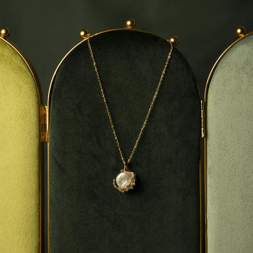 天然珍珠编织项链  送首饰盒+证书+礼袋  A-5543   Manreya玛芮雅 商品图4