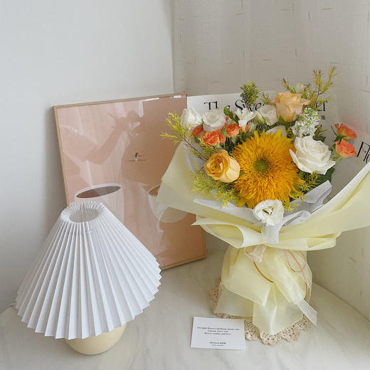 暖阳 泰迪向日葵花束 商品图1