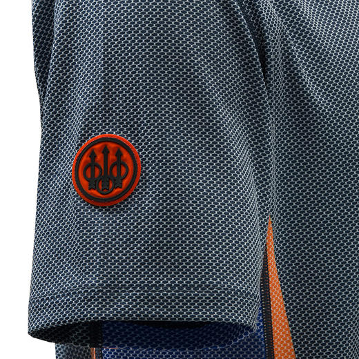 意大利BERETTA  透气速干短袖Polo衫 男士运动休闲灰色 商品图3