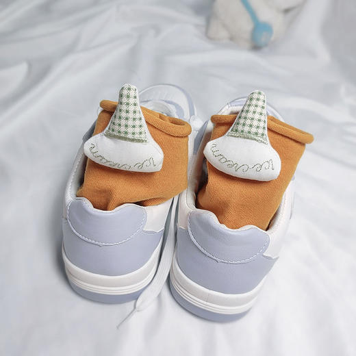 3D动物卡通袜子立体棉袜可爱短袜女士情侣长堆堆袜子卷边青春四季 商品图6