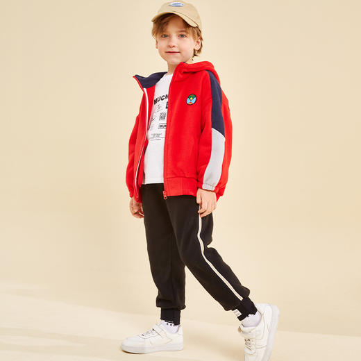 【常青藤专用】龙之涵反季清仓摇粒绒保暖卫裤 商品图9