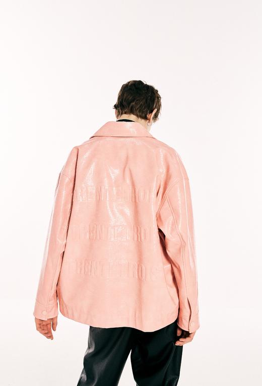 W132372478时尚亮面PU夹克 商品图2