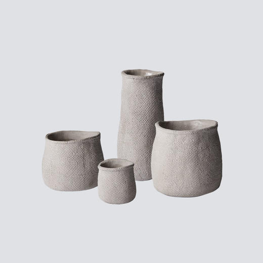 NS家居nsfurniture手工装饰花器NSDE-DM-JUGGRAY-L/VASE 商品图0