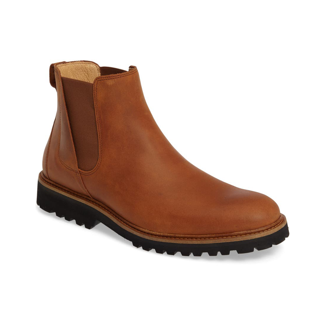 限时特价--葡萄牙原产手工制作高品质超舒适男士皮靴黄褐色M2175（超轻款）