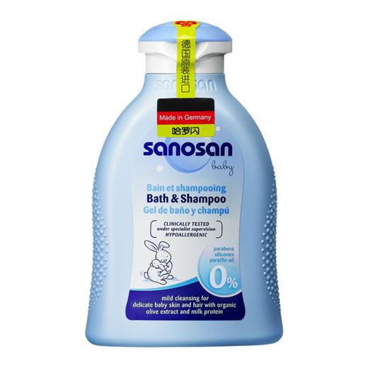 dx 进口哈罗闪婴儿净护二合一宝宝洗发沐浴露 无硅弱酸配方 200ml 商品图0