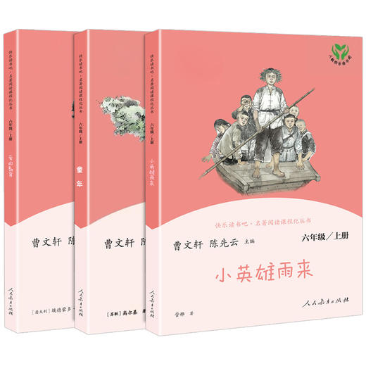 正版全3册小英雄雨来和童年六年级6阅读曹文轩高尔基原著爱的教育 小学生课外必读经典书目上册书籍名著人民教育出版社人教版 商品图4