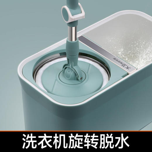 【大卫 拖把专家】D11 拖把桶旋转拖布家用免手洗拖把拖地自动懒人干湿两用墩布 商品图3