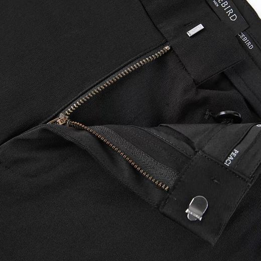 太平鸟男装 2021年秋季新款黑色商务休闲裤B1GGB3119 商品图3