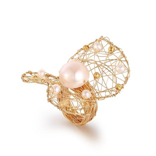 【演员-吕一同款】Genuine Pearl珍珠系列｜繁花戒指 商品图3