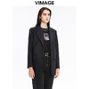 VIMAGE纬漫纪秋款气质帅气职业收腰显瘦西装外套V1603236 商品缩略图2