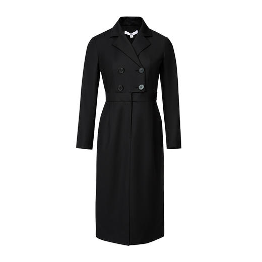 VIMAGE纬漫纪秋季新款洋气西装V领收腰显瘦中长款连衣裙女V1607244 商品图5