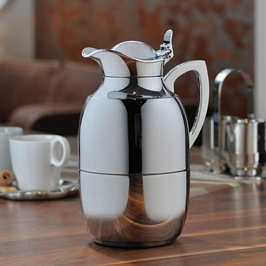 【6F】利快限量纯手工黑钻镀铬玻璃内胆保温壶德国进口 Alfi 暖水瓶送礼 商品图0