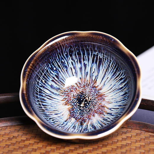 主人杯单杯小茶杯茶盏杯景德镇陶瓷单个品茗杯曜变天目盏大号 商品图1