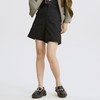 谜底短裤2021秋季新款复古撞色拼接休闲宽松五分裤女213MK1755 商品缩略图0