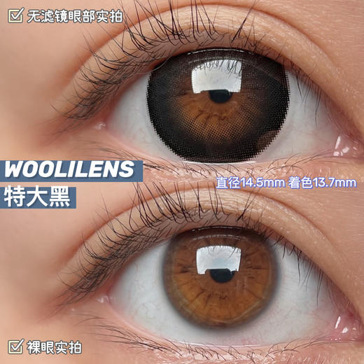 woolilens 半年抛 特大黑「802」 返场回归 商品图11