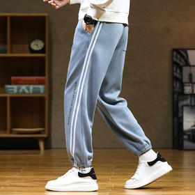 【运动裤】男春秋新款宽松九分裤男韩版潮流学生帅气休闲百搭卫裤