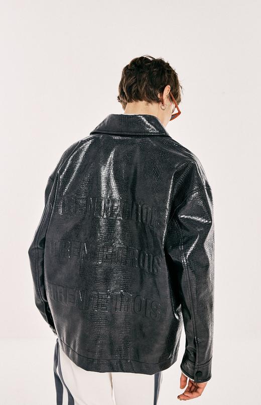 W132372478时尚亮面PU夹克 商品图5