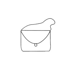 APEDE MOD 真皮复古腋下青蛙包带链条[福利品]