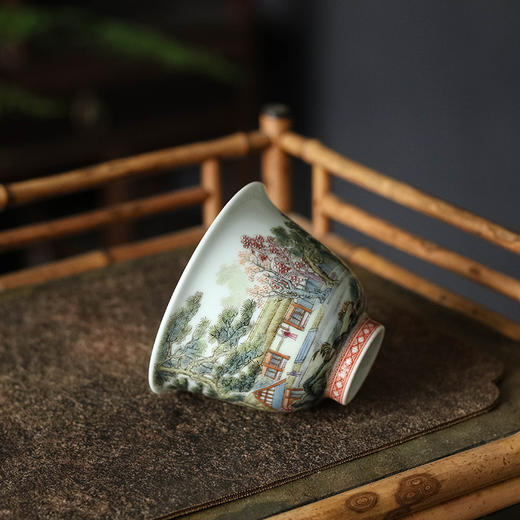 粉彩松江访友杯 商品图2