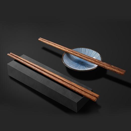原森太鸡翅木圆筷家庭10双装XYSTKZ010 商品图1