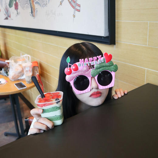 蛋糕配件 复古眼镜搞怪 三款随机发 商品图5