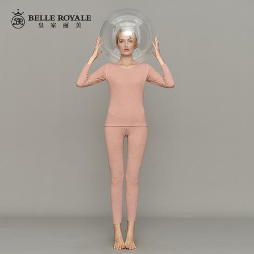 皇家丽美秋季女士德绒打底保暖套装 BNM8158 商品图2