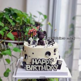 100%进口动物淡奶油-黑白暴力熊