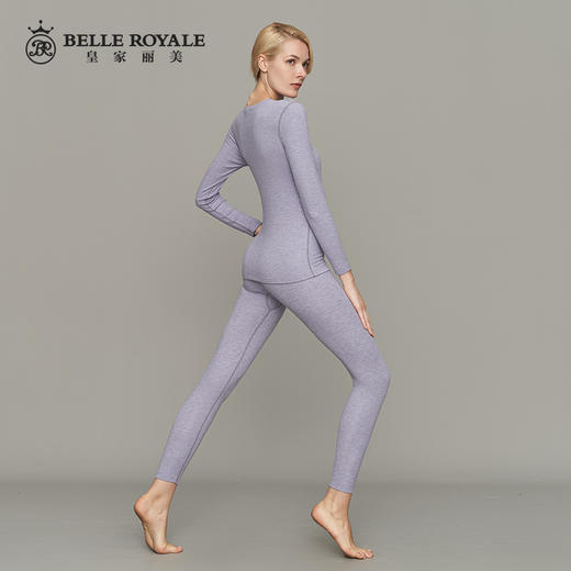 皇家丽美秋季女士德绒打底保暖套装 BNM8158 商品图5